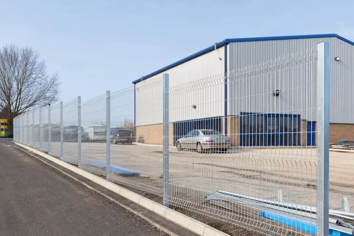 Commercial fencing installed at a Birmingham business premises